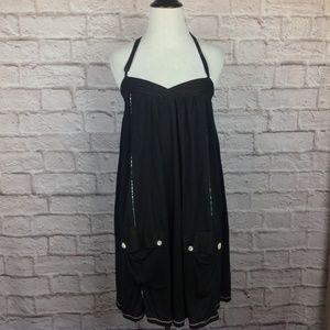 New Colcci Dress Women Small Artsy Pockets A-Line